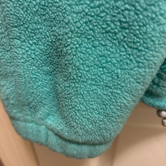 Columbia Turquoise Fleece Zip-up Sz L - Picture 6 of 10